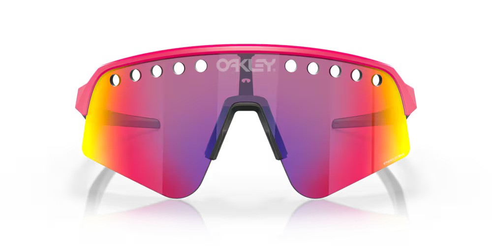 Oakley スポーツサングラス ピンク（ケース付き） Oakley Sutro Lite Sweep (Vented) Sunglasses Pink Frame / Prizm