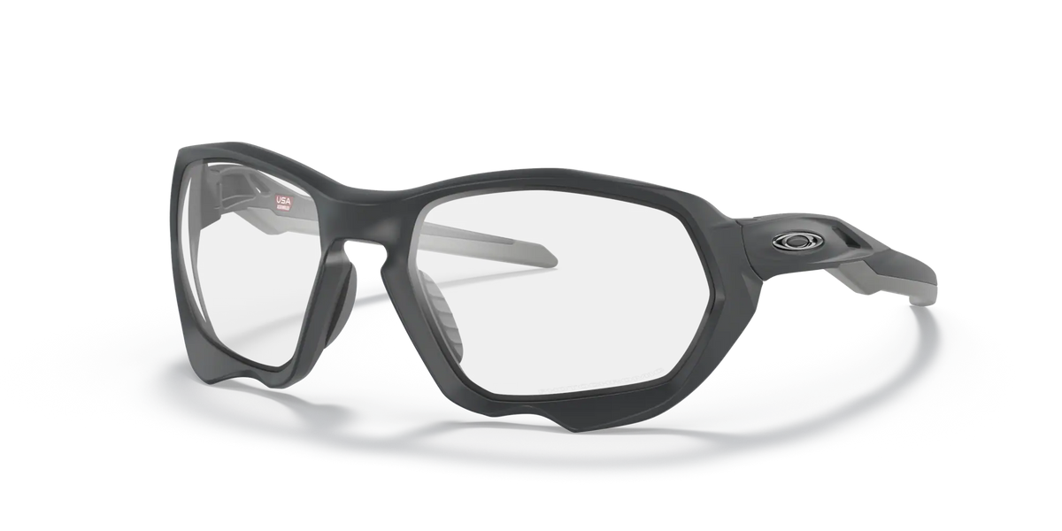 小物 OAKLEY PLAZMA Matte Carbon Prizm Oakley Plazma Sunglasses Matte Carbon Frame/ Clear to Black