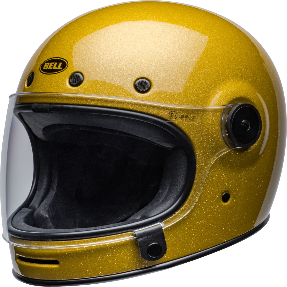 19711 metal flake motorcycle helmets BELL Bullitt Solid Street Helmet Gloss Gold Flake – Motor Sports Zone