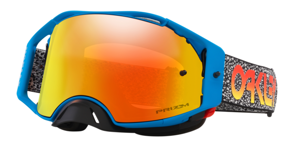 Oakley Airbrake MX Goggles Blue Crackle Strap/Prizm MX Torch Oakley Airbrake MX Goggles Blue Crackle Strap/Prizm MX Torch
