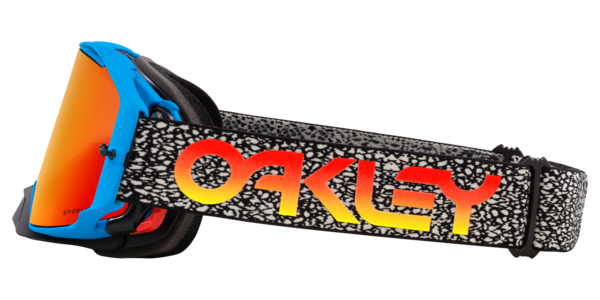Oakley Airbrake MX Goggles Blue Crackle Strap/Prizm MX Torch