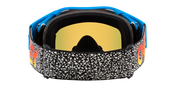Oakley Airbrake MX Goggles Blue Crackle Strap/Prizm MX Torch