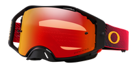 Oakley Airbrake MX Goggles Red Flow Strap/Prizm MX Torch Iridium Lenses OO7046-E6