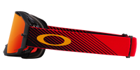 Oakley Airbrake MX Goggles Red Flow Strap/Prizm MX Torch Iridium Lenses OO7046-E6