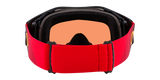 Oakley Airbrake MX Goggles Red Flow Strap/Prizm MX Torch Iridium Lenses OO7046-E6