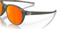 Oakley Reedmace Sunglasses Matte Grey Smoke Frame/ Prizm Ruby Polarized Lens OO9126F-0454
