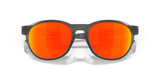 Oakley Reedmace Sunglasses Matte Grey Smoke Frame/ Prizm Ruby Polarized Lens OO9126F-0454
