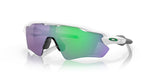 Oakley Radar EV Path Team Colors Sunglasses Polished White Frame/ Prizm Jade Lens OO9208-7138