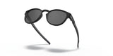 Oakley Latch Sunglasses Matte Black Frame/ Prizm Black Lens Low Bridge Fit OO9349-1153