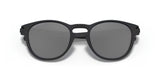 Oakley Latch Sunglasses Matte Black Frame/ Prizm Black Lens Low Bridge Fit OO9349-1153