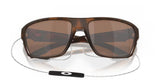 Oakley Split Shot Sunglasses Matte Brown Tortoise Frame/ Prizm Tungsten Polarized Lens OO9416-0364
