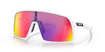 Oakley Sutro Sunglasses Matte White Frame/ Prizm Road Lens OO9406-0637
