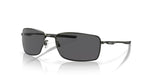 Oakley Square Wire Sunglasses Carbon Frame/ Gray Polarized Lens OO4075-04