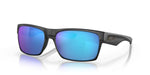 Oakley Two Face Sunglasses Matte Black Frame / Prizm Sapphire Polarized Lens OO9189-4660