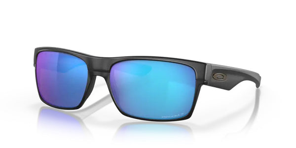 Oakley Two Face Sunglasses Matte Black Frame / Prizm Sapphire Polarized Lens OO9189-4660