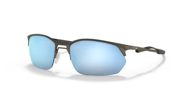 Oakley Wire Tap 2.0 Sunglasses Satin Lead Frame / Prizm Deep Water Polarized Lens OO4145-0660
