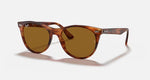 Ray-Ban Wayfarer II Classic Polished Striped Havana Frame/B-15 Brown Lens RB2185 954/33 52