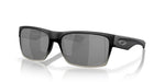 Oakley Two Face Sunglasses Machinist Collection Matte Black Frame / Chrome Iridium Lens OO9189-30