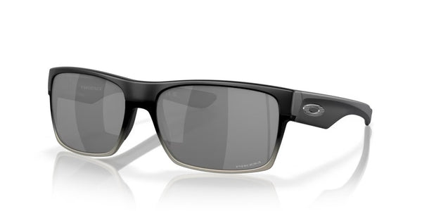 Oakley Two Face Sunglasses Machinist Collection Matte Black Frame / Chrome Iridium Lens OO9189-30