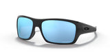 Oakley Turbine Sunglasses Polished Black Frame / Prizm Deep Water Polarized Lens OO9263-14