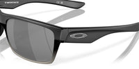 Oakley Two Face Sunglasses Machinist Collection Matte Black Frame / Chrome Iridium Lens OO9189-30