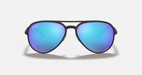 Ray-Ban RB4320CH Chromance Matte Black Frame/Blue Lens RB4320CH 601SA1 58