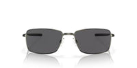 Oakley Square Wire Sunglasses Carbon Frame/ Gray Polarized Lens OO4075-04
