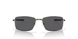 Oakley Square Wire Sunglasses Carbon Frame/ Gray Polarized Lens OO4075-04