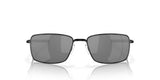 Oakley Square Wire Sunglasses Polished Black Frame/ Prizm Black Lens OO4075-1360