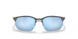 Oakley Wire Tap 2.0 Sunglasses Satin Lead Frame / Prizm Deep Water Polarized Lens OO4145-0660