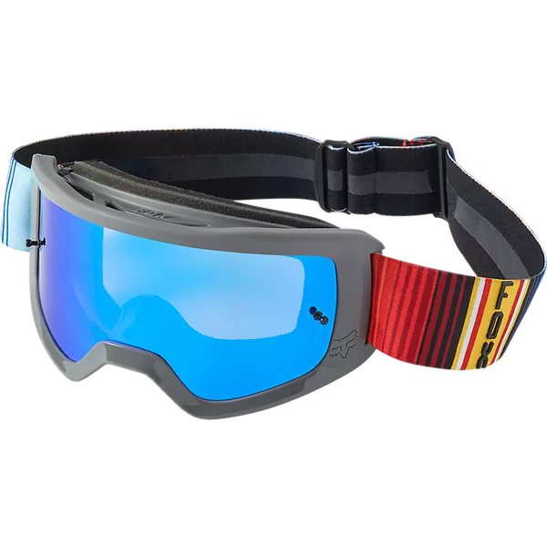 FOX Main Cntro Mirrored Lens Goggle Blue/Gray 26744-024 – Motor Sports Zone