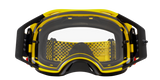 Oakley Airbrake MX Goggles Moto Yellow Strap/Clear Lenses OO7046-E2