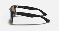 Ray-Ban Justin Color Mix Matte Black Frame/Blue Mirror Lens RB4165 622/55