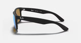 Ray-Ban Justin Color Mix Matte Black Frame/Blue Mirror Lens RB4165 622/55