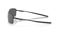 Oakley Square Wire Sunglasses Polished Black Frame/ Prizm Black Lens OO4075-1360