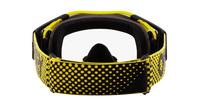 Oakley Airbrake MX Goggles Moto Yellow Strap/Clear Lenses OO7046-E2