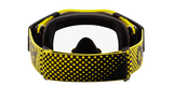 Oakley Airbrake MX Goggles Moto Yellow Strap/Clear Lenses OO7046-E2