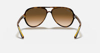 Ray-Ban Cats 5000 Classic Polished Light Havana Frame/Light Brown Gradient Lens RB4125 710/51 59