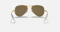 Ray-Ban RB3449 Polished Gold Frame/Copper Mirror Lens RB3449 001/2Y 59