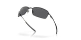 Oakley Square Wire Sunglasses Carbon Frame/ Gray Polarized Lens OO4075-04