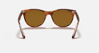 Ray-Ban Wayfarer II Classic Polished Striped Havana Frame/B-15 Brown Lens RB2185 954/33 52