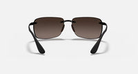 Ray-Ban RB4255 Chromance Polished Black Frame/Silver Lens RB4255 601/5J 60