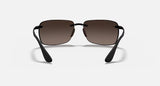 Ray-Ban RB4255 Chromance Polished Black Frame/Silver Lens RB4255 601/5J 60