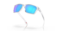 Oakley Sylas Sunglasses Polished Clear Frame / Prizm Sapphire Lens OO9448F-0858