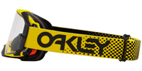 Oakley Airbrake MX Goggles Moto Yellow Strap/Clear Lenses OO7046-E2