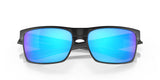 Oakley Two Face Sunglasses Matte Black Frame / Prizm Sapphire Polarized Lens OO9189-4660