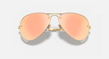 Ray-Ban RB3449 Polished Gold Frame/Copper Mirror Lens RB3449 001/2Y 59