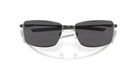 Oakley Square Wire Sunglasses Carbon Frame/ Gray Polarized Lens OO4075-04