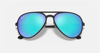 Ray-Ban RB4320CH Chromance Matte Black Frame/Blue Lens RB4320CH 601SA1 58