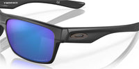 Oakley Two Face Sunglasses Matte Black Frame / Prizm Sapphire Polarized Lens OO9189-4660